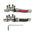 2 Pcs Car Battery Terminal Wire Cable Clamp Quick Disconnect Shut-off Connectors Auto Accessories 12v 24v