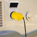 Abn 50 Amp Generator Inlet Box For Outdoors 125 250v Marine Male Socket Shore Power With Connector Cover And Ring Rv Camper