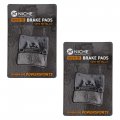 Niche Brake Pad Set For Honda Cbr1000rr Cbr600rr Cbr600ra 06455-mel-d22 Front Semi-metallic 2 Pack