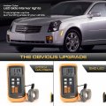 Vipmotoz Front Amber Led Side Marker Reflector Lamps Compatible With 2003-2007 Cadillac Cts V Smoked Tinted Lens Left Driver