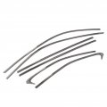Beautost Fit For Toyota Highlander 2020 2021 2022 2023 2024 Upper Windows Frame Sill Molding Cover Trims Stainless Steel 
