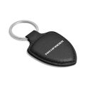 Nissan Pathfinder Genuine Leather Key Chain Black Shield Shape Style Official Licensed Accessory 2 25 In X 1 75