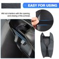 Autorder Custom Fit For 2016-2022 Honda Hr-v Hrv Accessories Carbon Fiber Armrest Cover Waterproof Anti-scratch Leather