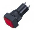 Illuminated Led Panel Lamps Red 3-13 Volts Dc 