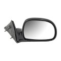 Door Mirror For Gmc Jimmy 1995 1996 1997 Black Plastic Housing Manual Non Powered 3 Mounting Holes Fits 15150850 