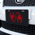 Graphics More Red Tribal Scorpion Novelty Metal Vanity Tag License Plate 