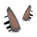 Side Marker Light Assembly Pair For 2005 To 2010 Dodge Charger Driver And Passenger With Bulbs Replaces Ch2550124 Ch2551126