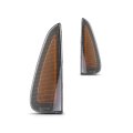 Side Marker Light Assembly Pair For 2005 To 2010 Dodge Charger Driver And Passenger With Bulbs Replaces Ch2550124 Ch2551126