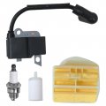 Xspeedonline Ignition Coil Air Filter Kit Fit For Husqvarna 445 450 445e 450e Chainsaw Parts Repl 573935702 544080803 