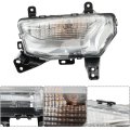Turn Signal Light Driver Side Replacement For Equinox 2022 2023 Chrome Housing With Clear Lens Part Number Gm2530144
