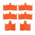 Httmt Brake Pad Compatible With Suzuki Gsxr1000 01-02 Gs 1200 2001 Gsx 1400 01-07 Front Rear Carbon Fiber