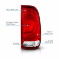 Amerilite For Ford F-series F150 F250 F350 Superduty Clear Red Factory Style Oe Replacement Assembly Halogen Tail Lights Brake
