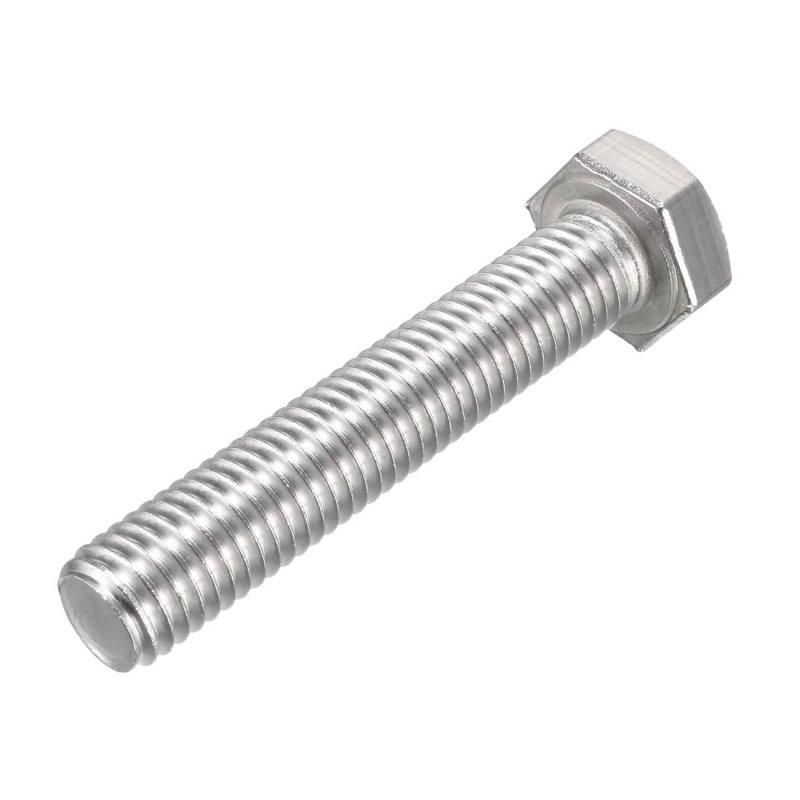 M10x55mm Hex Bolts 304 Stainless Steel Hexagon Screw Bolt 5pcs
