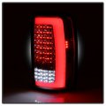 Acanii For 2000-2006 Chevy Suburban Tahoe Gmc Yukon Chrome Housing Led Tube Tail Lights Brake Lamps Pair Left Right
