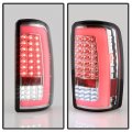 Acanii For 2000-2006 Chevy Suburban Tahoe Gmc Yukon Chrome Housing Led Tube Tail Lights Brake Lamps Pair Left Right