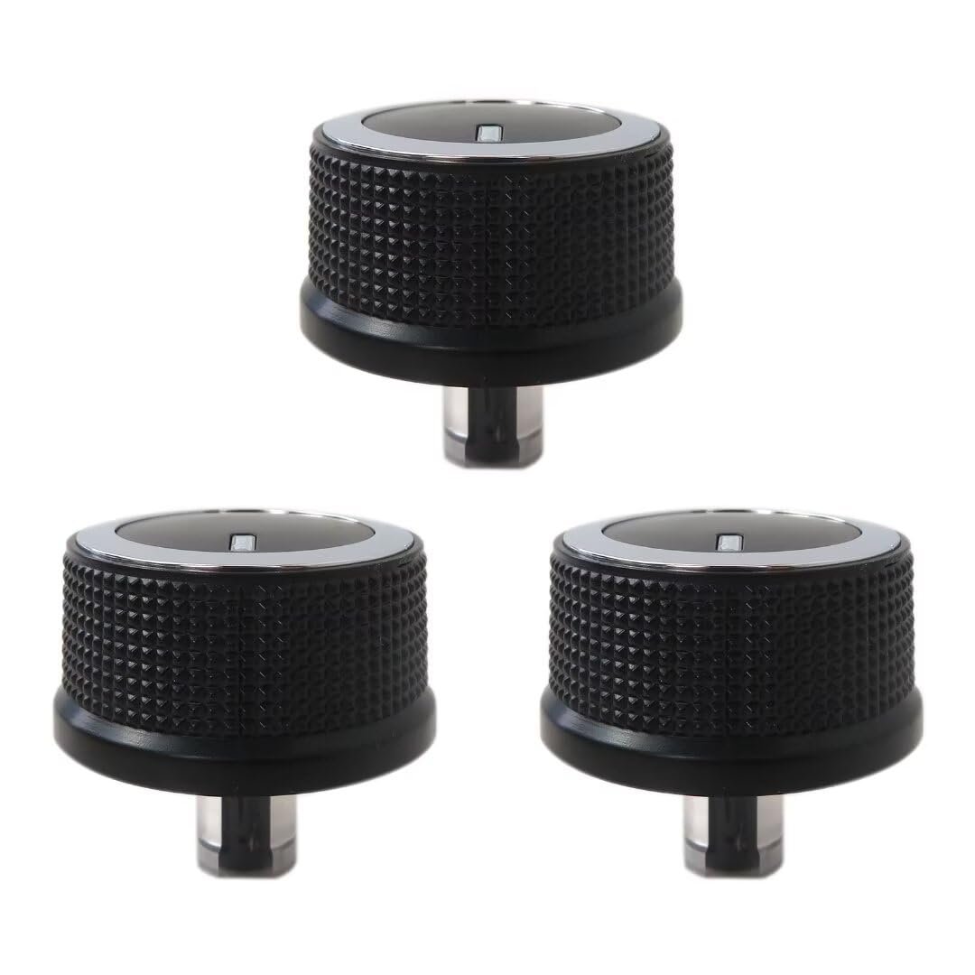 3pcs A C Heater Temp Control Knob Replacement 84141127 For Chevrolet Express 1500 2500 3500 And Gmc Savana
