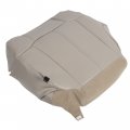Hecasa Driver Bottom Synthetic Leather Seat Cover Tan Compatible With 1999-2002 Chevy Tahoe Suburban 1500 2500 Lt Ls Z71