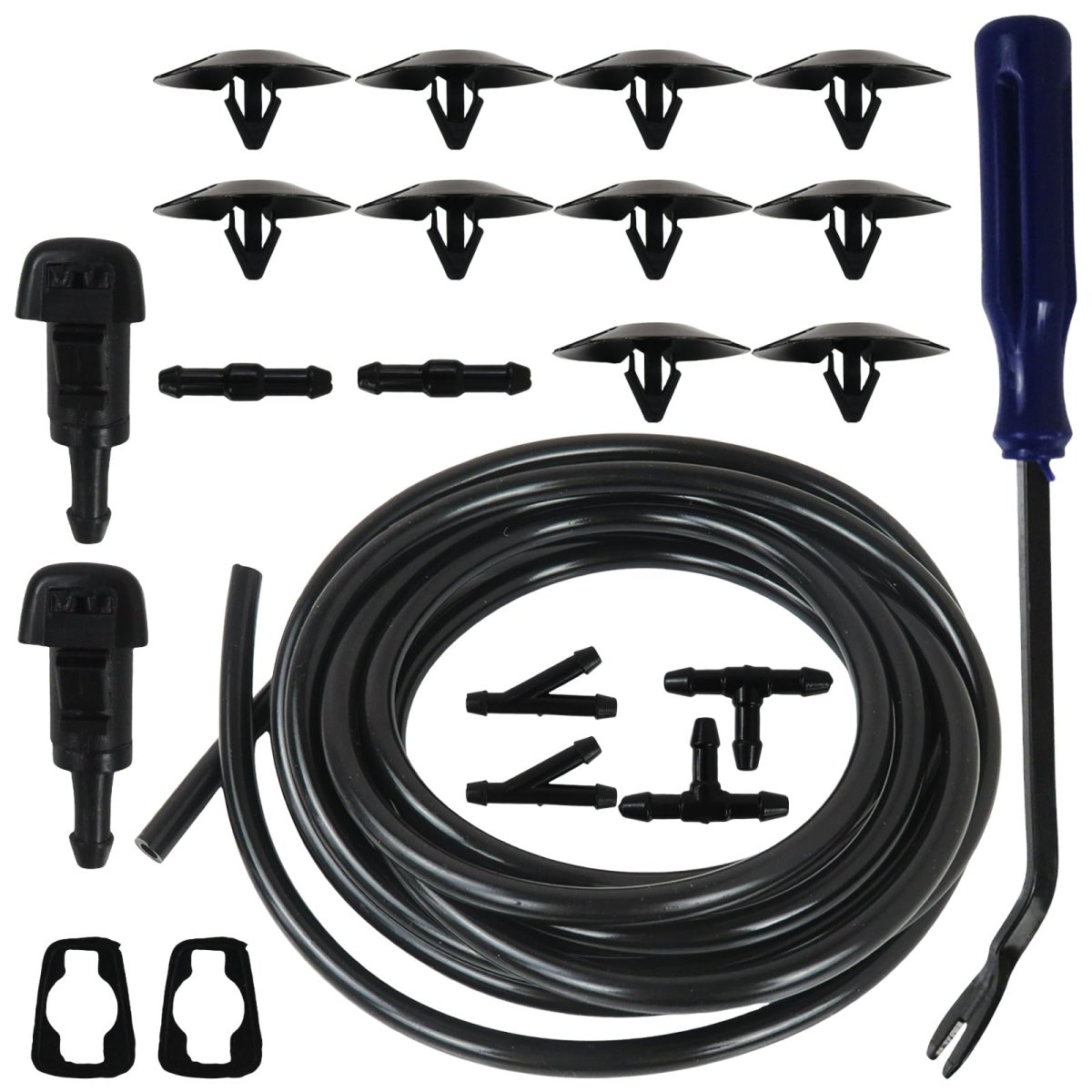 Windshield Washer Sprayer Nozzle Kit For Chrysler Town Country 2008 To 2016 Replaces 5116079aa 5113049aa 5303833aa 55077460aa