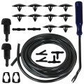 Windshield Washer Sprayer Nozzle Kit For Chrysler Town Country 2008 To 2016 Replaces 5116079aa 5113049aa 5303833aa 55077460aa 