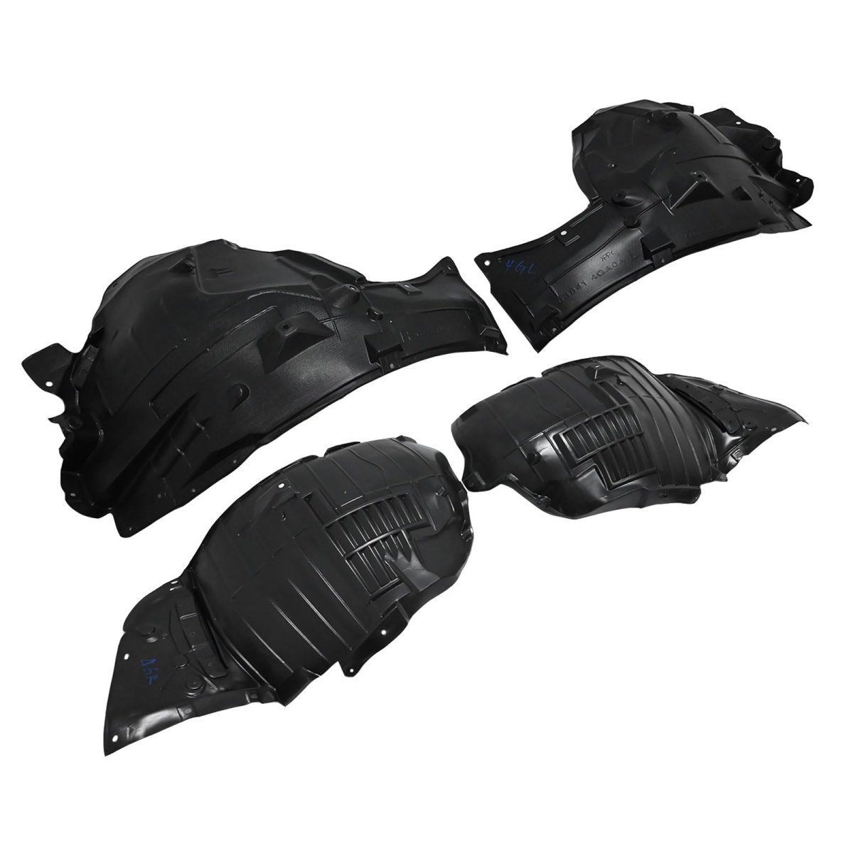 Secos Set Of 4 Fender Liners Inner Driver Passenger Side For Infiniti Q50 2014-2023 Replace 638404ga0a 638404ga0b 638414ga0a