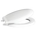 Centoco Toilet Seat Round Closed Front With Cover Heavy Duty Commercial Stainless Steel Self Sustaining Hinge Plastic 