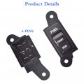 Rear Fuel Tank Selector Switch Dash Mounted F2tz9a050a Replacement For 1992-1997 F150 F250 F350 Pickup Truck