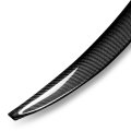 Factory Style Rear Car Trunk Lid Spoiler Compatible With Genesis Coupe 2010-2016 Glossy Black Carbon Fiber
