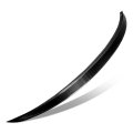 Factory Style Rear Car Trunk Lid Spoiler Compatible With Genesis Coupe 2010-2016 Glossy Black Carbon Fiber