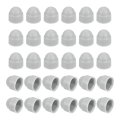 Nut Protection Cap 30pcs M4x7x9mm Plastic Hexagonal Screw Dome Acorn Hex Head Bolt Covers Waterproof Decorative Grey
