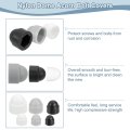 Nut Protection Cap 30pcs M4x7x9mm Plastic Hexagonal Screw Dome Acorn Hex Head Bolt Covers Waterproof Decorative Grey