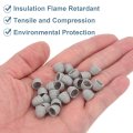 Nut Protection Cap 30pcs M4x7x9mm Plastic Hexagonal Screw Dome Acorn Hex Head Bolt Covers Waterproof Decorative Grey