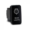 Ch4x4 Push Switch For Toyota Tacoma Fj Cruiser Land Fortuner Hilux 4runner Prado 12v 3amp Rear Lights Symbol White Led