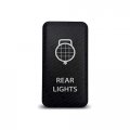 Ch4x4 Push Switch For Toyota Tacoma Fj Cruiser Land Fortuner Hilux 4runner Prado 12v 3amp Rear Lights Symbol White Led