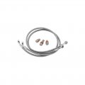 Dual Line Front Brake And Clutch Lines For Cbr1r 08 Stainless Steel Clear Coated Hn2887-2fc Motorcycle Racing Sport Riding 