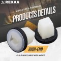 Rexka 20pcs License Plate Grommet Liftgate Trim Panel Screw Nut For Tesla 1003209-00-a Model S X Model3