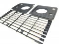 Proper Spec Black Headlight Surround Grill Set Light For Land Rover Defender 90 110