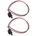 2 Pcs 9 84in Side Marker Pigtail Connector Harness For Dodge Charger 2015 2016 2017 2018 2019 2020 2021 2022 Light Wiring Plug 