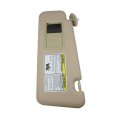 Jdmspeed New Tan Beige Left Driver Side Sun Visor With Vanity Light Replacement For Toyota Highlander 2008-2013