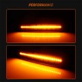 Adiil 4pcs Full Led Front Rear Bumper Side Marker Light Kit For 1986-1989 Toyota Celica Replace Sidemarker Lamps Supra Celica