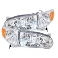 Headlight Assembly Replacement For Corolla 2001-2002 Headlights Turn Signal Light Set Driver And Passenger Side 8115002100 