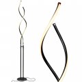 Brightech Embrace Dimble Led Floor Lamp A Modern Spiral Adjustable Standing For Living Rooms Offices A 2-in-1 Tall End Table 