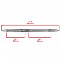 Caltric Rear Axle Shaft Compatible With Yamaha Kodiak 400 Yfm400fa 4wd 2000 2001 2002