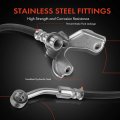 A-premium Front Driver Brake Hydraulic Hose Compatible With Honda Models Insight 2001 2002 2003 2004 2005 2006 Automatic Cvt