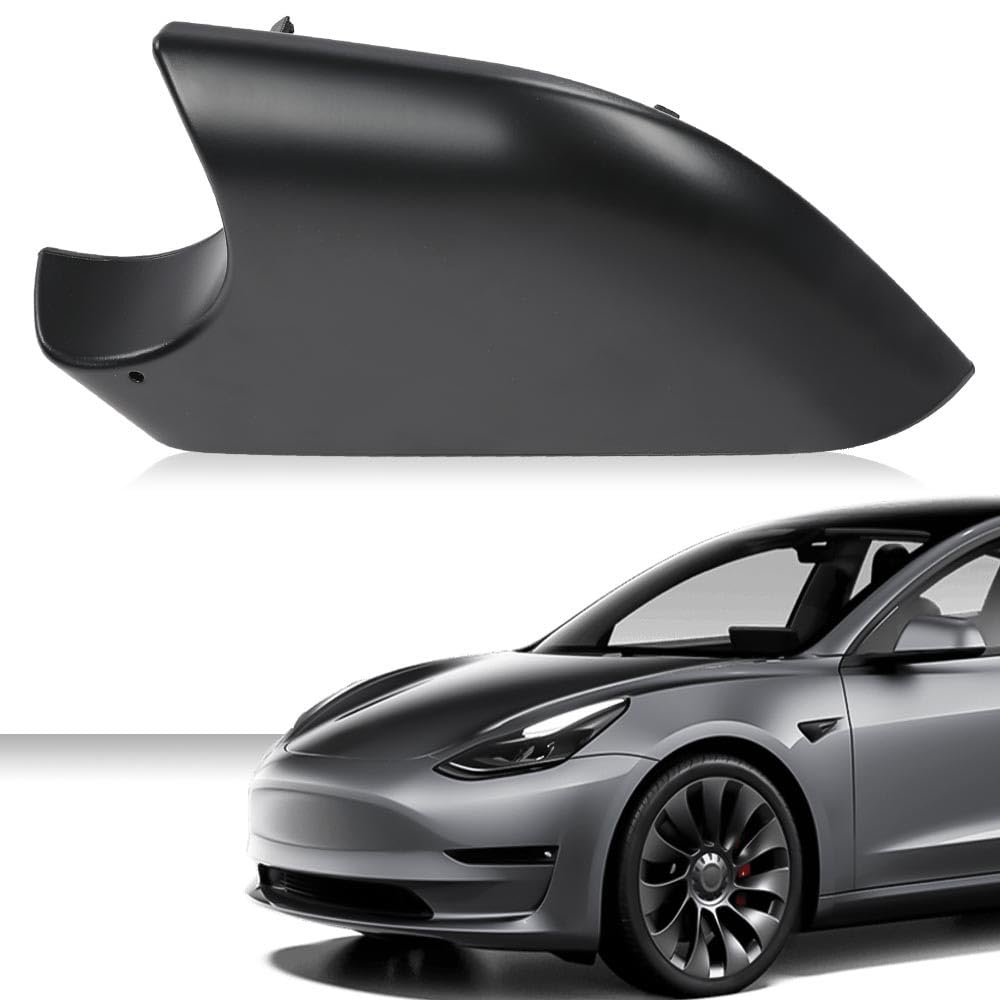 Left Side Rearview Mirror Lower Cover Holder Tray Black For Tesla Model 3 2017 2018 2019 2020 2021 2022 Part Number 22873005