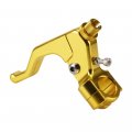 Nicecnc Gold Universal Short Stunt Clutch Lever Fit Most Motorcycles With Cable 22mm 7 8 For Drz400e 2000-2008 Drz400s 