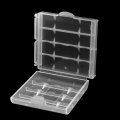 New Lon0167 Plastic Battery Otective Storage Compartment White For Aaa Batteries Schutzha Lle Fa R Kunststoffbatterien Weiay R