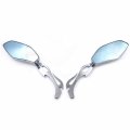 Httmt- Diamond Flame Fire Stem Chrome Mirrors Compatible With All Most Japanese Motorcycle Bike P N Mt400-012 Ttt001-cd