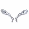 Httmt- Diamond Flame Fire Stem Chrome Mirrors Compatible With All Most Japanese Motorcycle Bike P N Mt400-012 Ttt001-cd