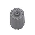 10pcs Gray Tpms Service Kit Tire Valve Stem Caps Cap For Car Truck