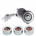 Drive Belt Tensioner 3 Pulley Replacement For Toyota 4runner 03-09 Fj Cruiser 07-09 Tacoma 05-15 Tundra 05-11 4 0 V6